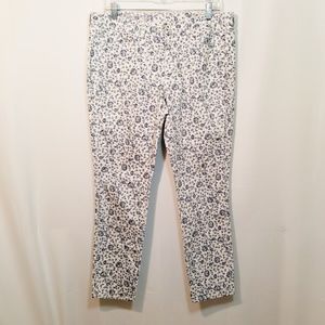 NWT Madewell Skinny Skinny Floral Ankle Jeans